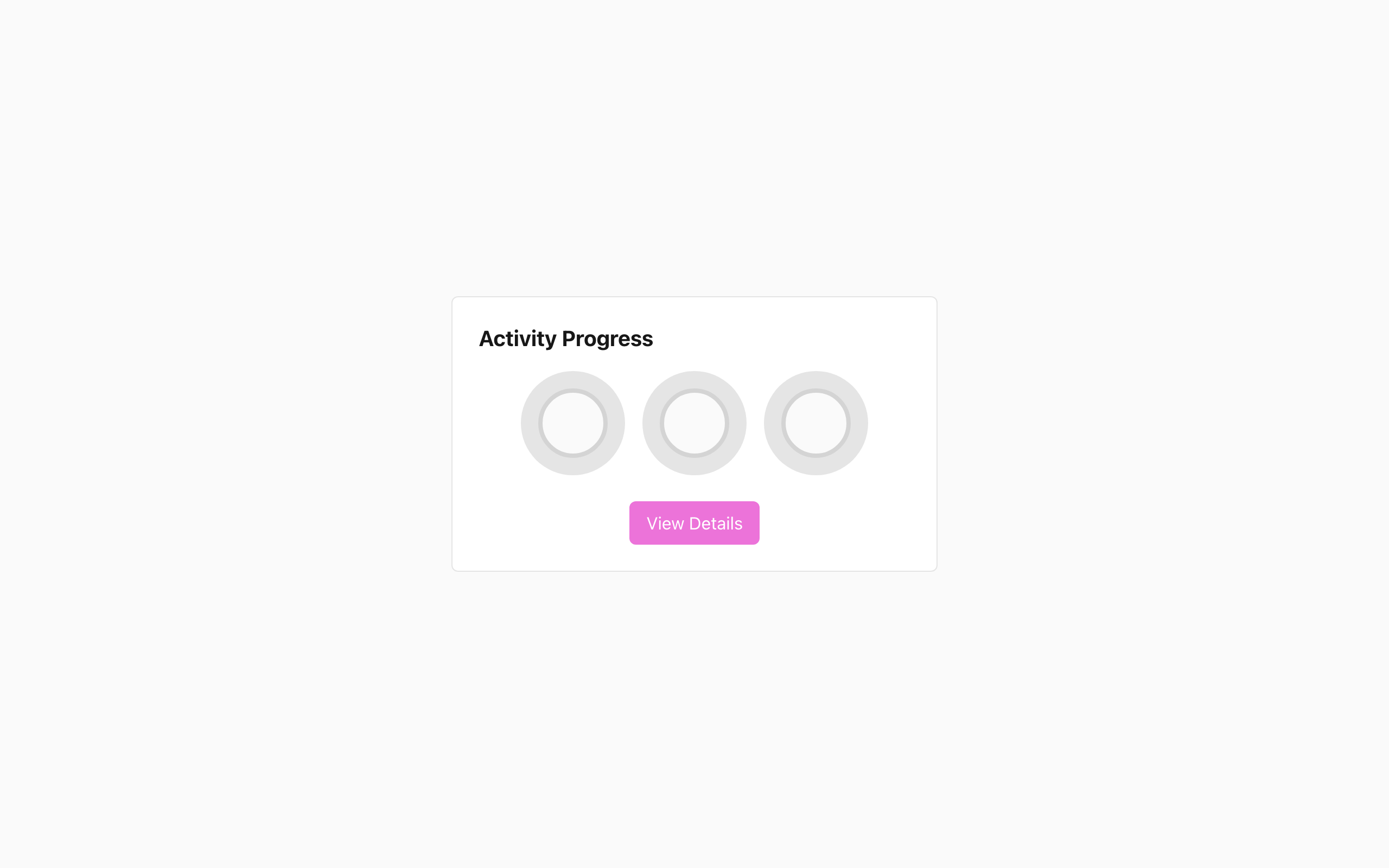 Wireframe example for Activity rings
