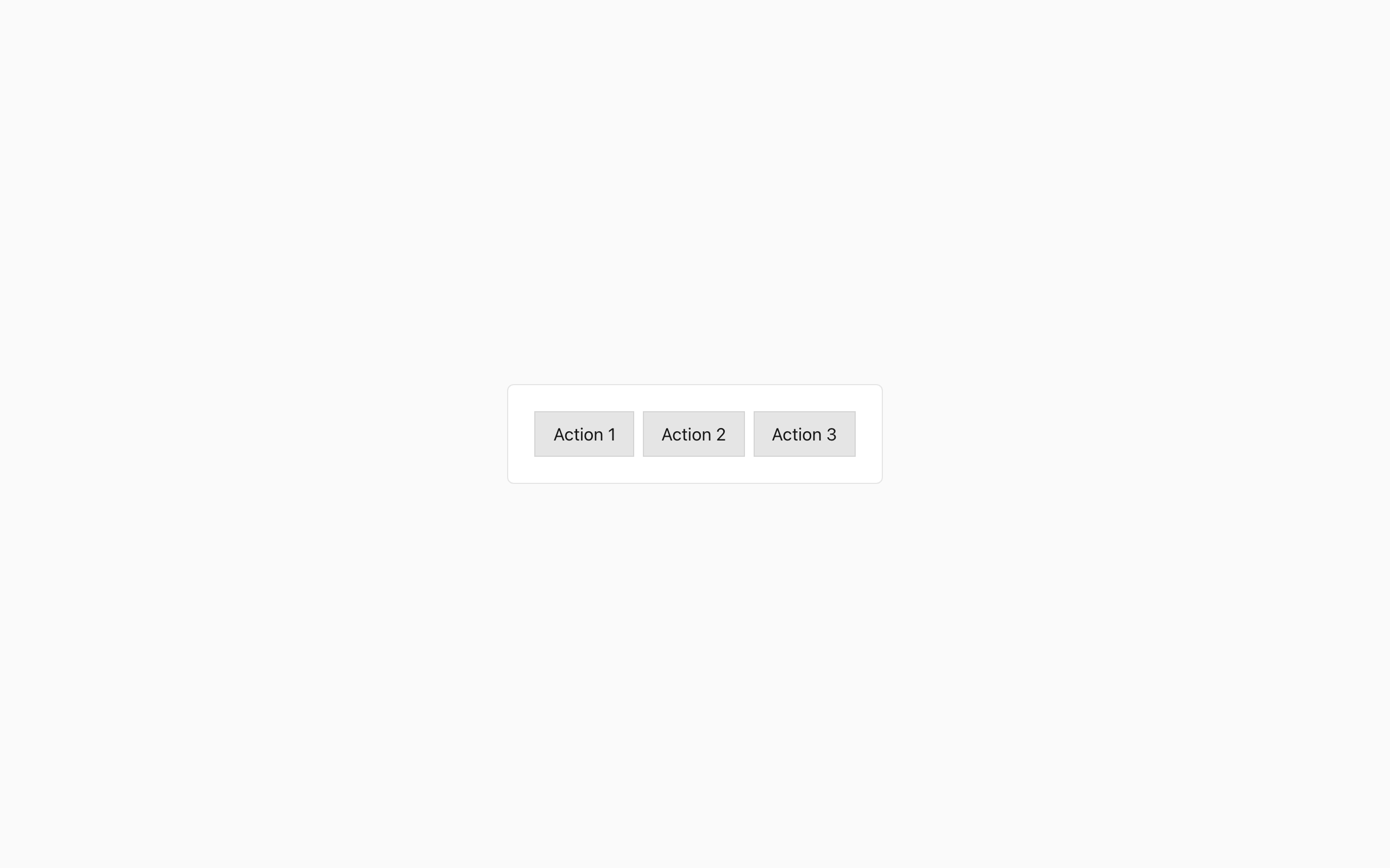 Wireframe example for Button group