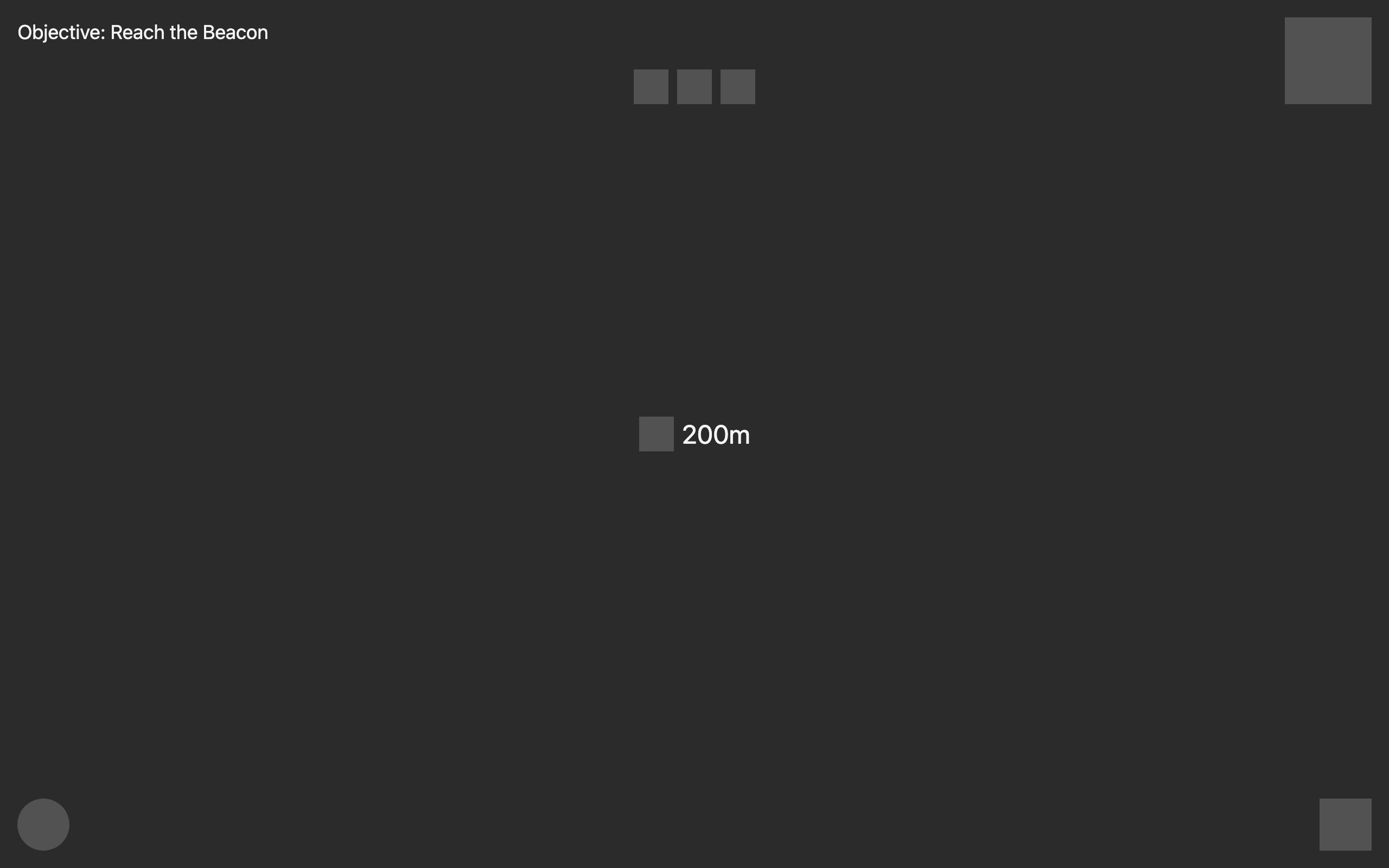 Wireframe example for Navigation Arrow Overlay