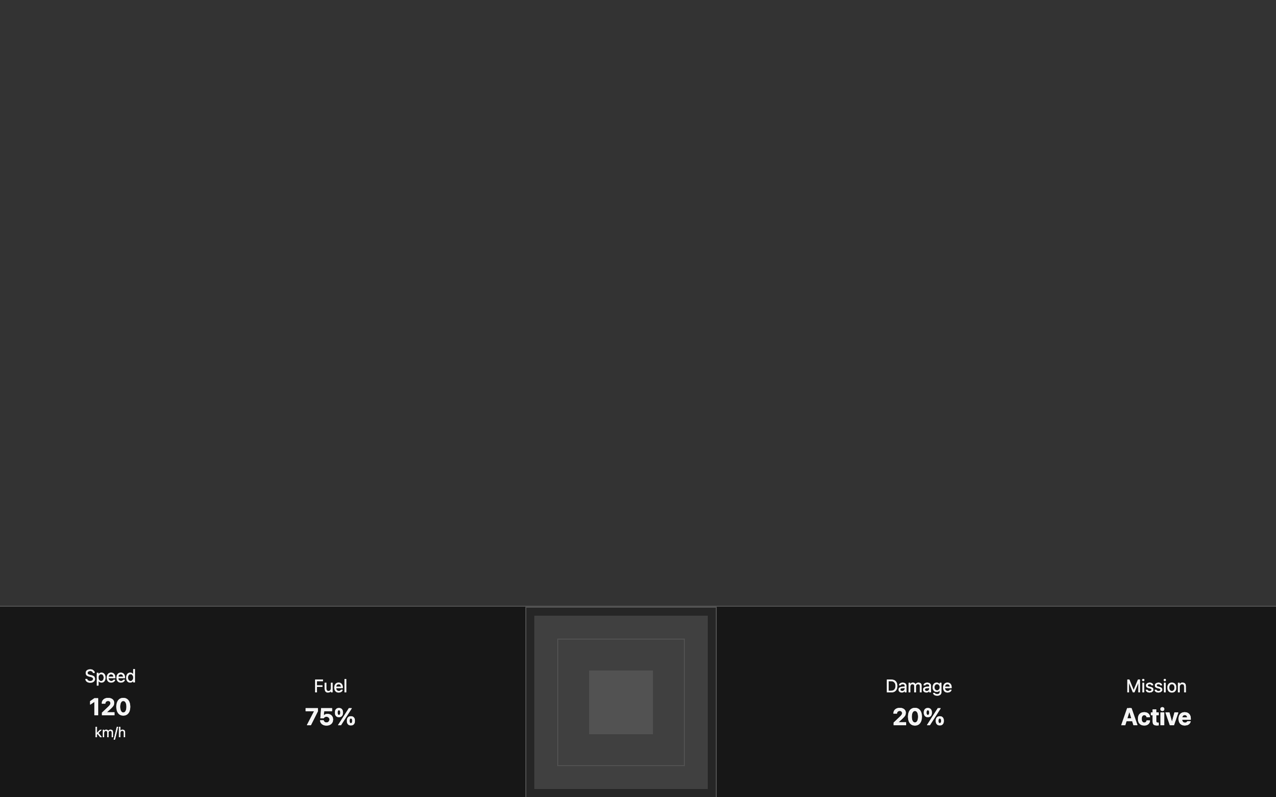 Wireframe example for Vehicle Dashboard Map