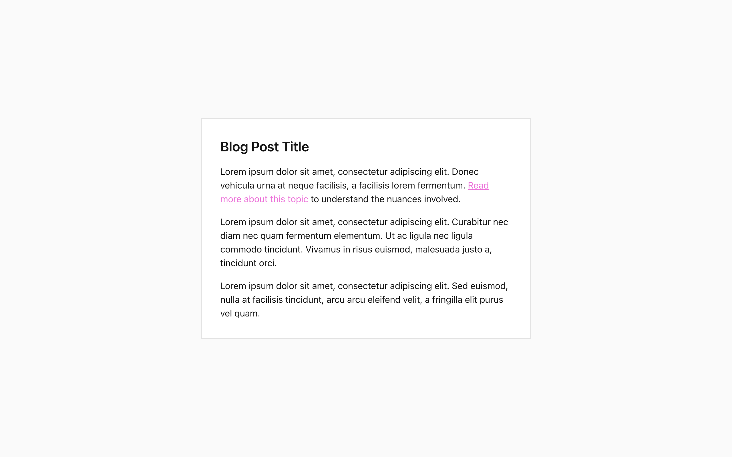 Wireframe example for Hyperlink
