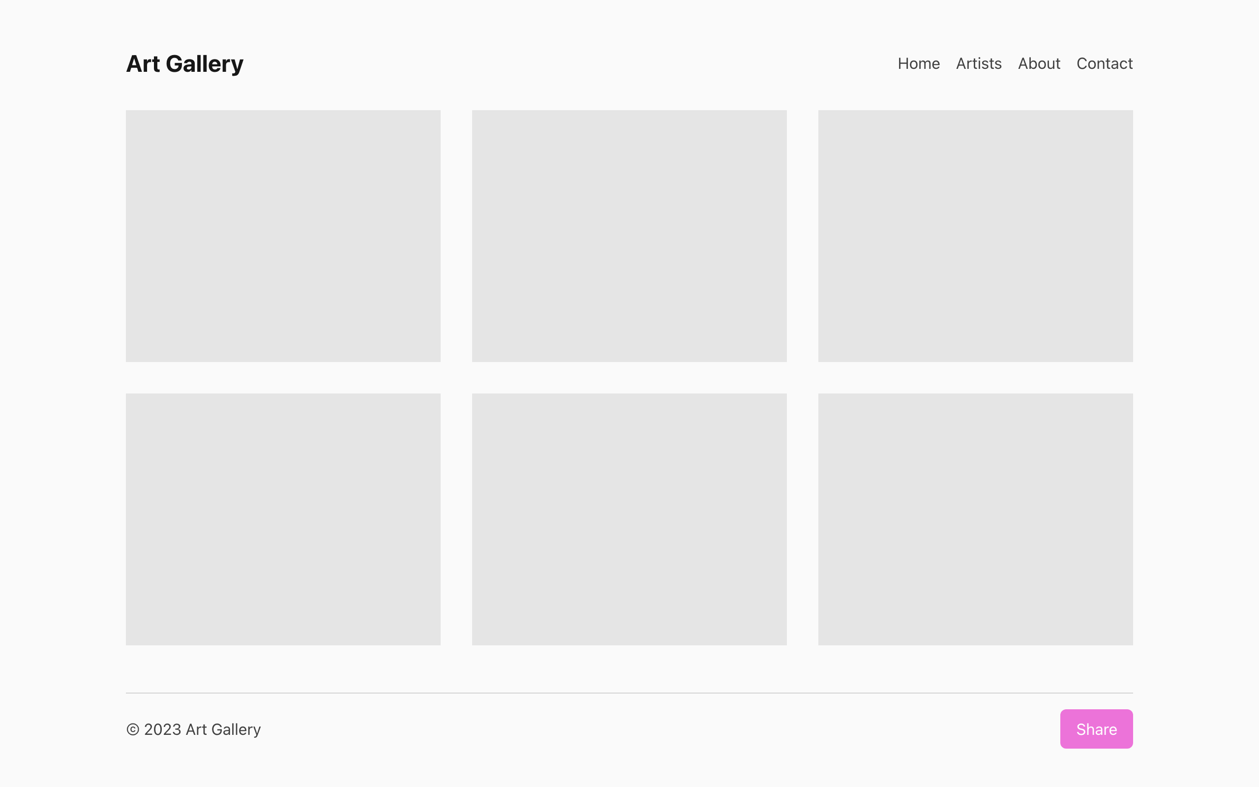 Wireframe example for Illustration